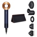 Фен Dyson Supersonic HD07 синий медный с 5 насадками и дорожным чехлом