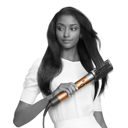 Стайлер Dyson Airwrap Complete (берлинская лазурь/медь) с дор чех, кейсом, 8 насадками и расческами для разных типов длинных волос