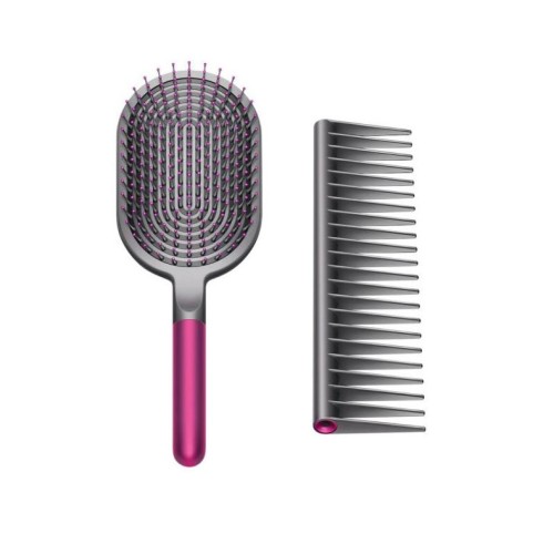 Стайлер Dyson Airwrap Hs01 (фуксия) для разных типов волос с кейсом, сумкой и расческами
