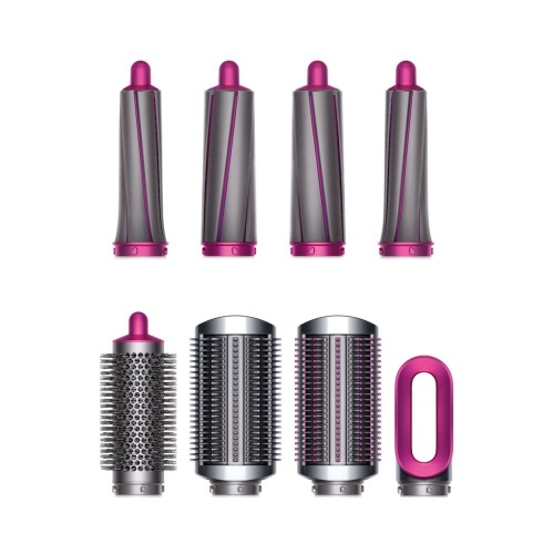 Стайлер Dyson Airwrap Hs01 (фуксия) для разных типов волос с кейсом, сумкой и расческами