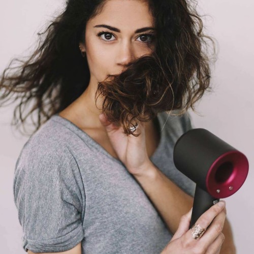 Фен Dyson Supersonic HD07 синий медный с 5 насадками в чехле и расческами