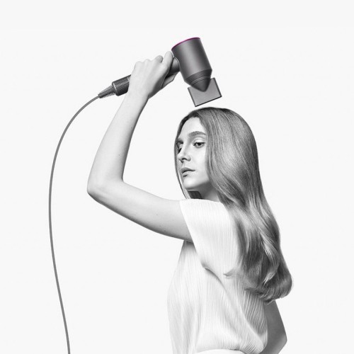 Фен Dyson Supersonic (черный/серебристый) с 5 насадками